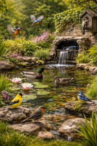 bird life at your pond